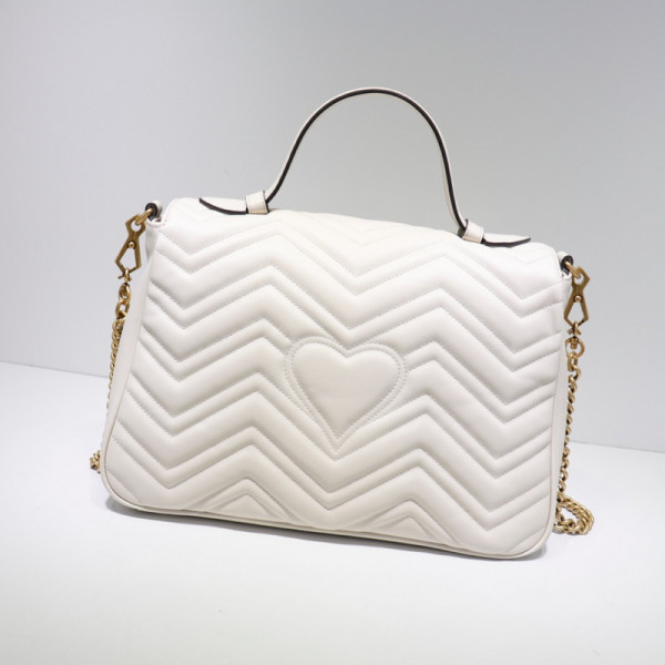 G*u*i gg marmont medium top handle bag