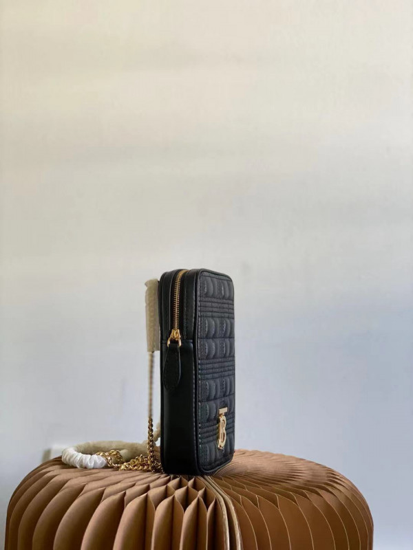 B**rry quilted lambskin lola pouch with chain strap