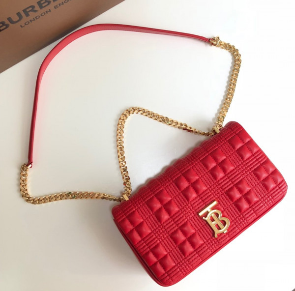 B**rry small quilted check lambskin lola bag