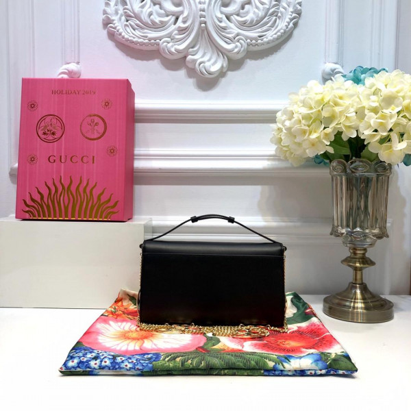 G*u*i zumi smooth leather small shoulder bag