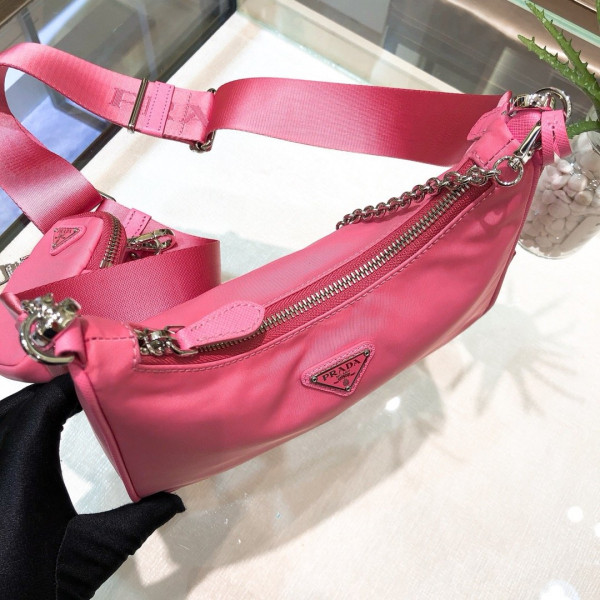 Pra*a nylon hobo bag