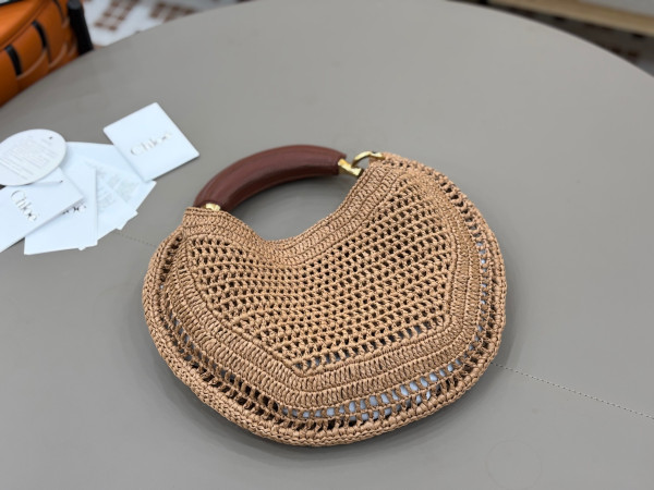 Chloe 25S summer banana hobo bag - 36*21.5*2cm